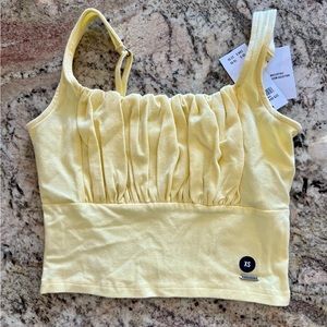 NWT Crop Top Hollister XS adjustable strap